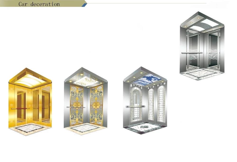 vvvf gearless traction commercial passenger elevator